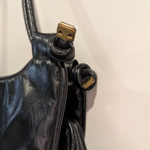 FS ORIGINAL VINTAGE BAG - BLACK WITH GOLD DETAILS - Picture 6 of 13